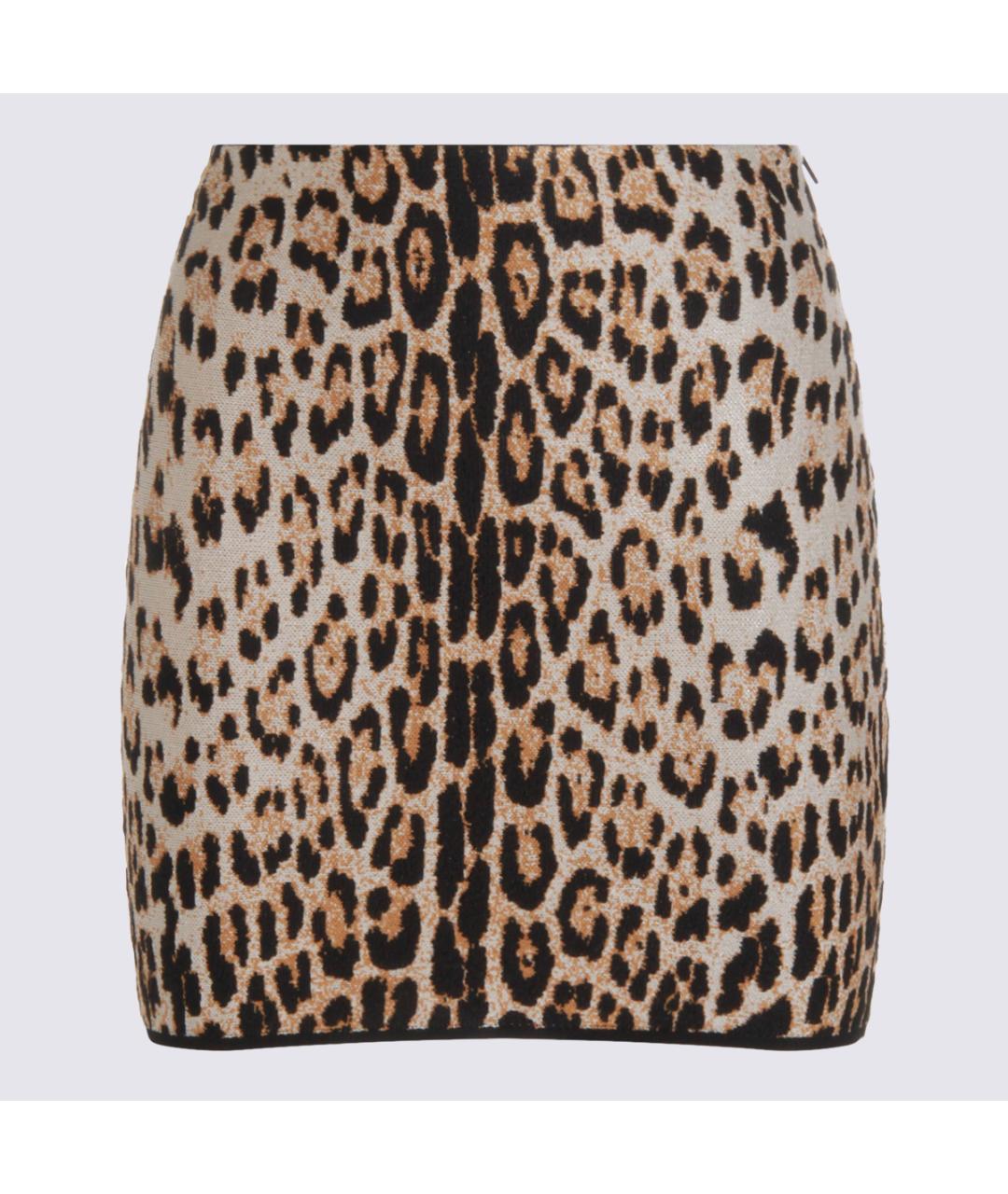 ROBERTO CAVALLI Мульти юбка мини, фото 4