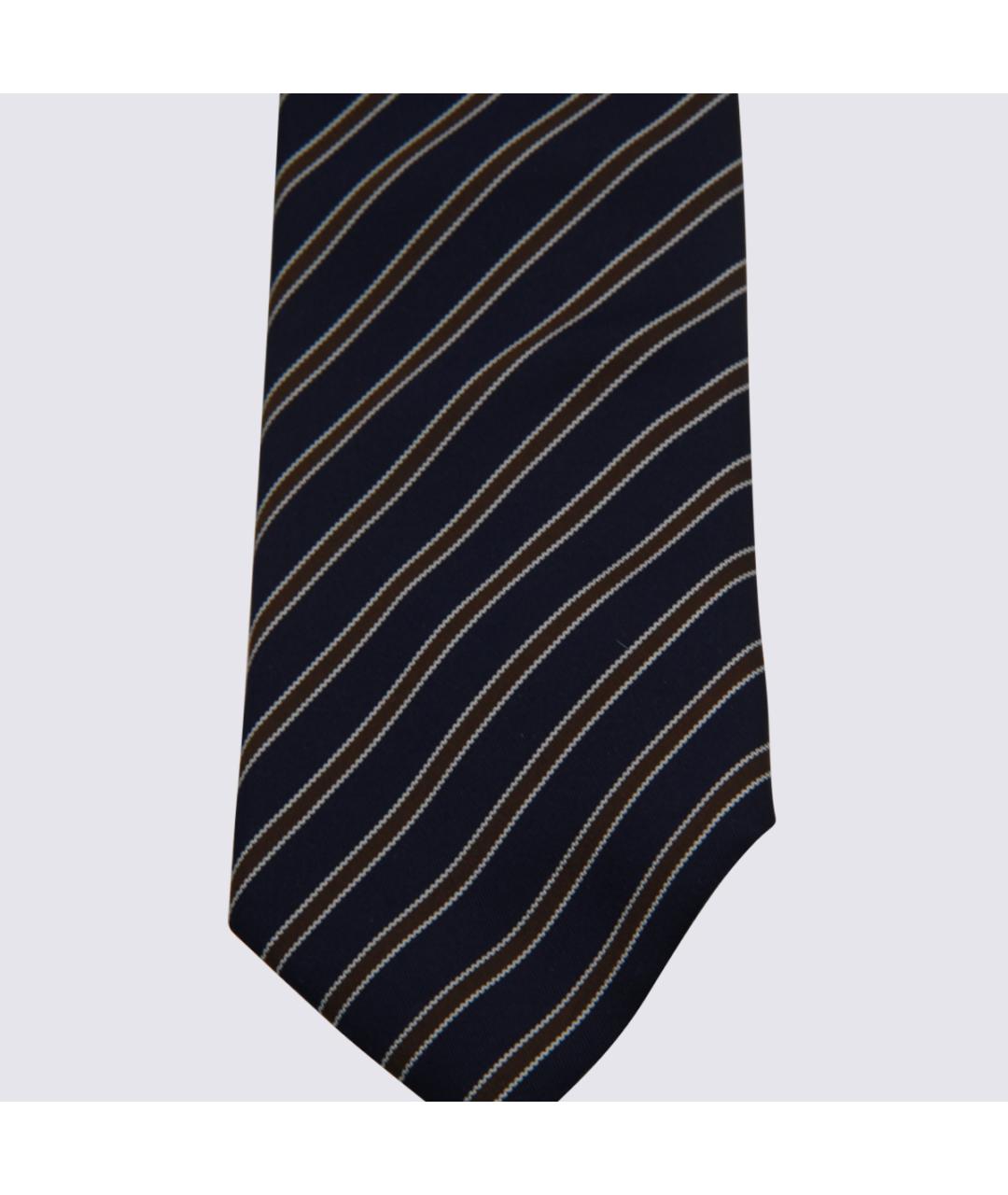 ZEGNA Синий шелковый галстук, фото 2