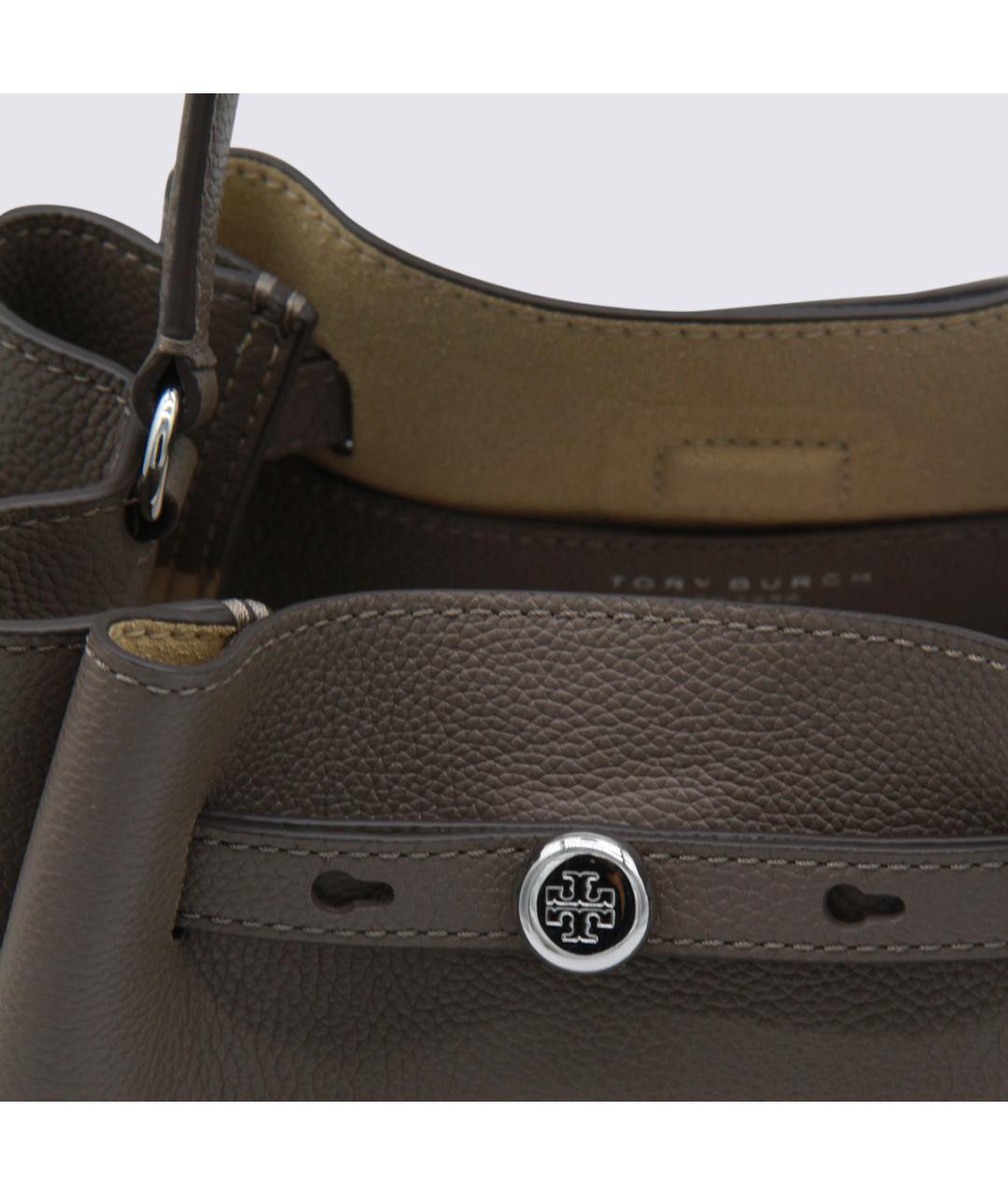 TORY BURCH Коричневая кожаная сумка через плечо, фото 4