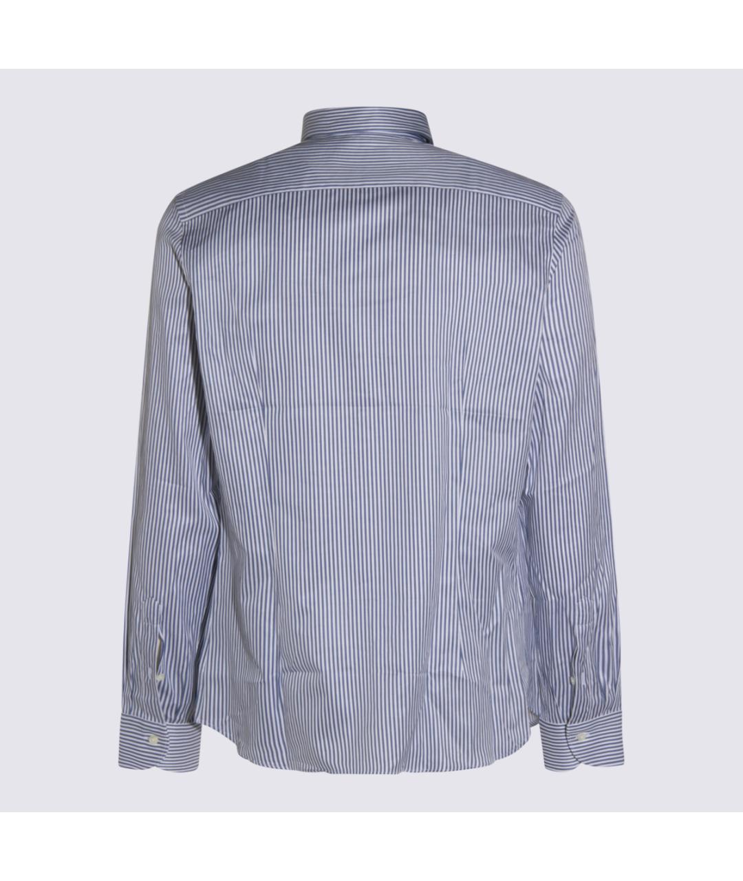 CANALI Синяя кэжуал рубашка, фото 2