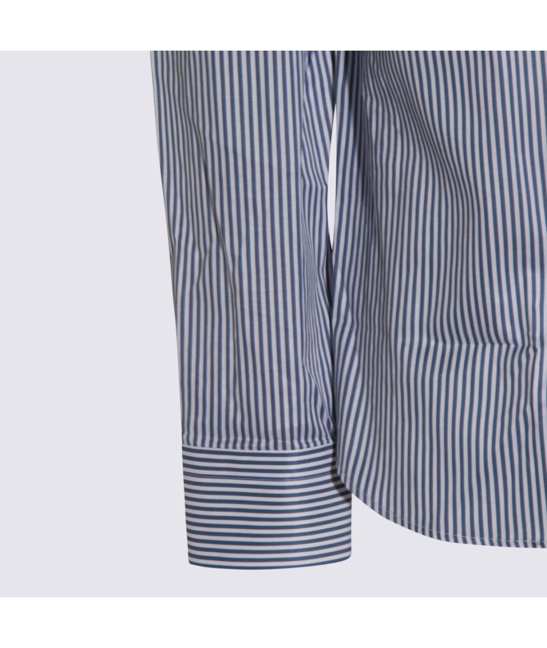 CANALI Синяя кэжуал рубашка, фото 3