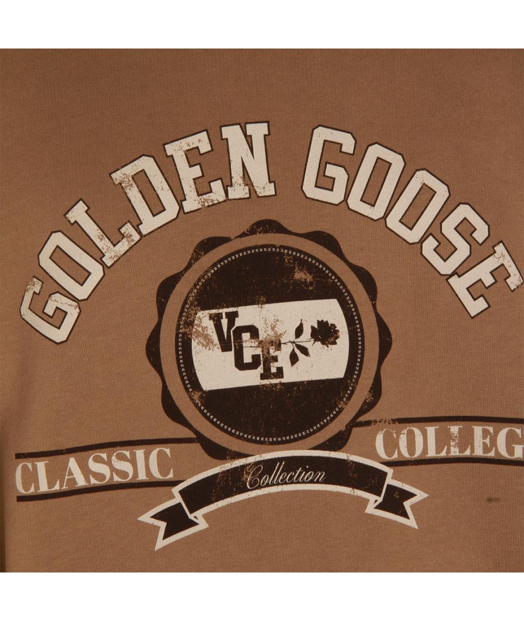 GOLDEN GOOSE DELUXE BRAND Бежевый хлопковый джемпер / свитер, фото 3