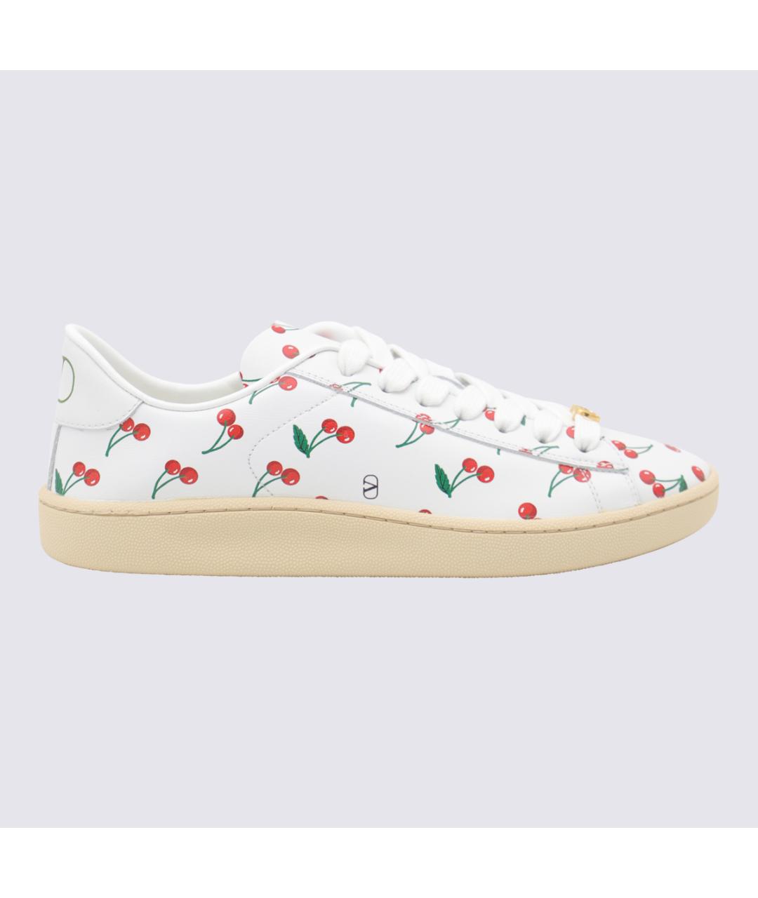 VALENTINO Белые кожаные кеды, фото 5