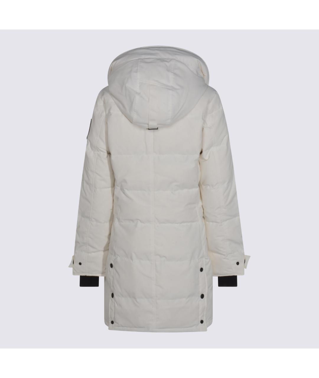 CANADA GOOSE Белая полиамидовая парка, фото 2