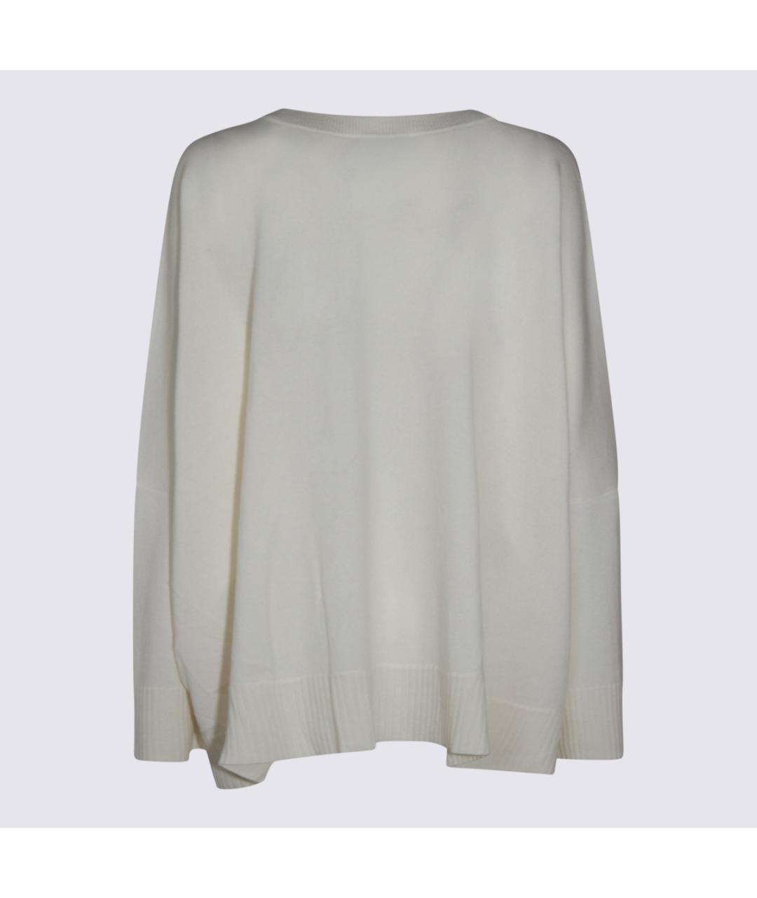 MALO Белый кашемировый джемпер / свитер, фото 2