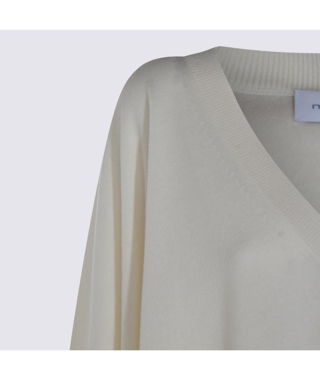 MALO Белый кашемировый джемпер / свитер, фото 3