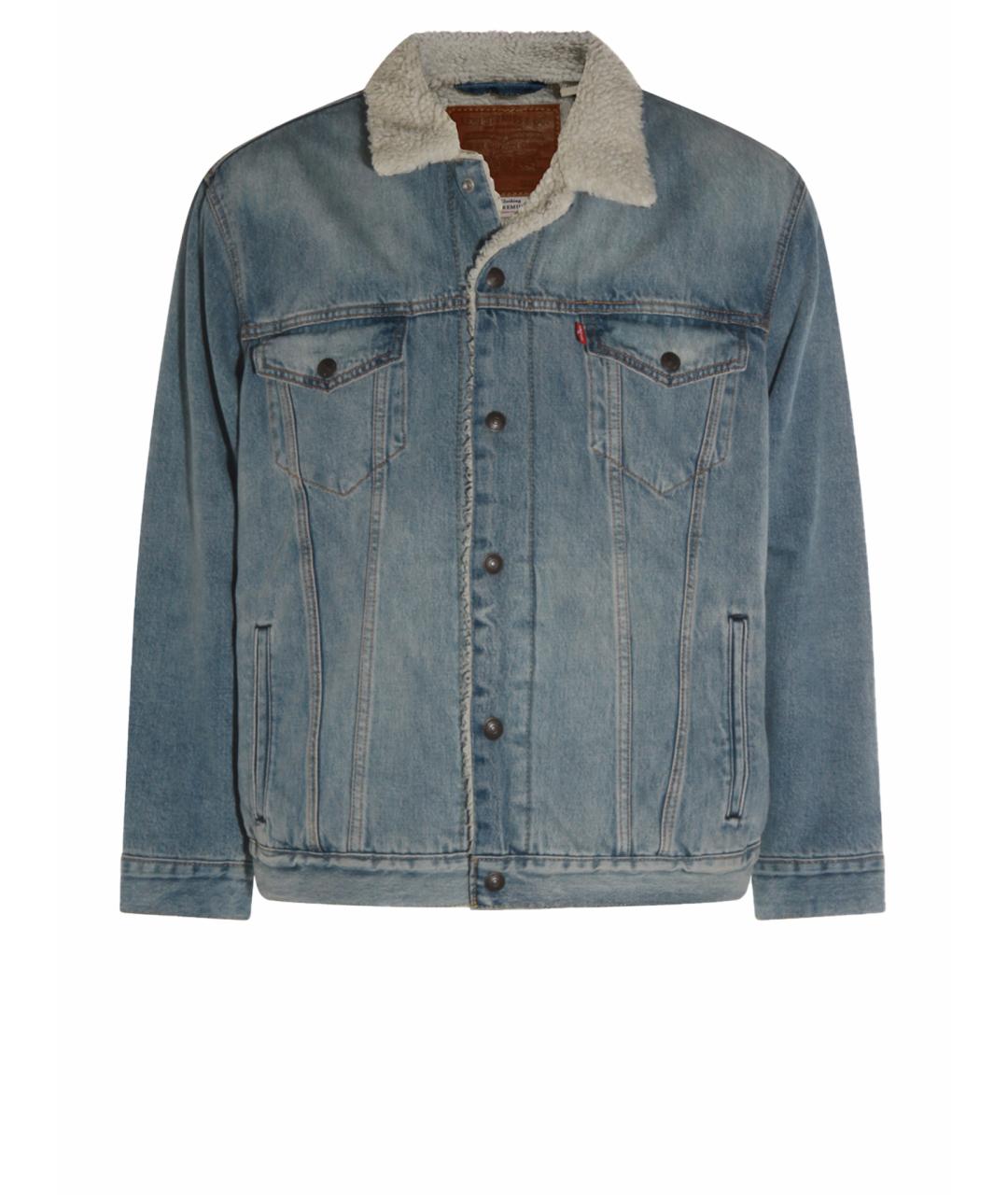 LEVI'S Синяя хлопковая куртка, фото 1