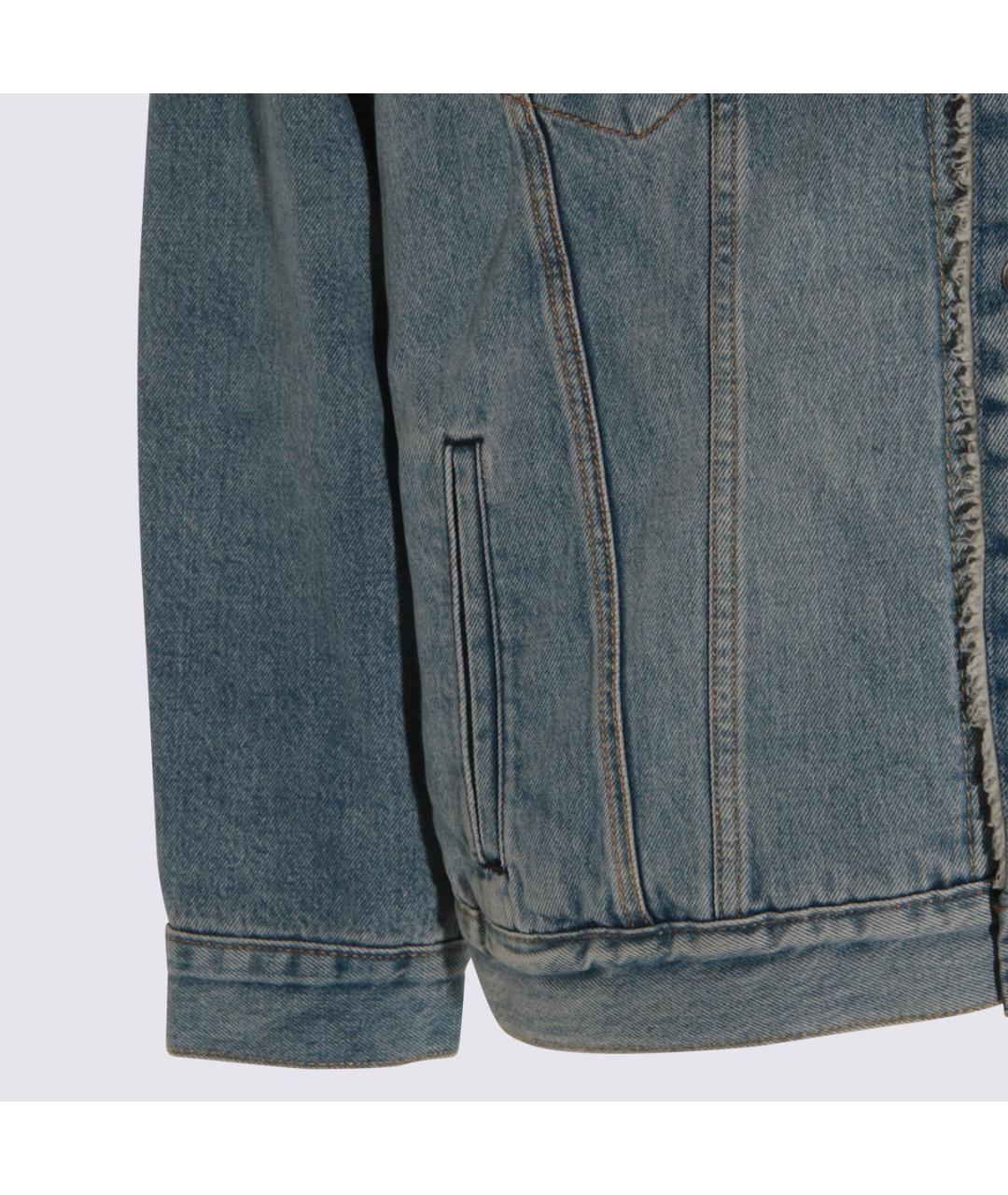 LEVI'S Синяя хлопковая куртка, фото 4