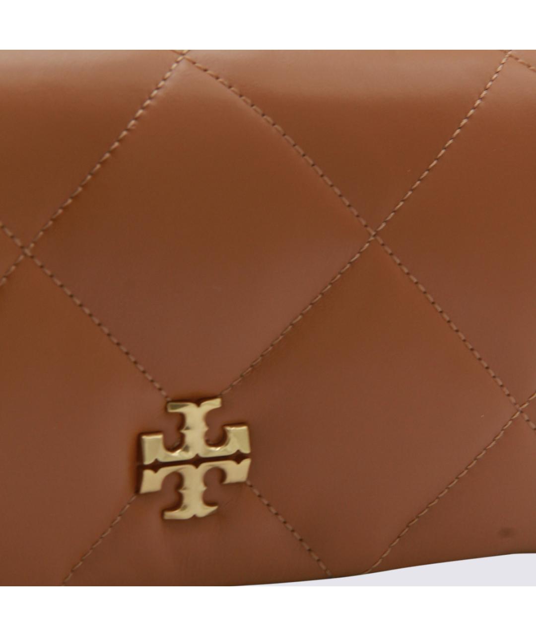 TORY BURCH Коричневая кожаная сумка через плечо, фото 4