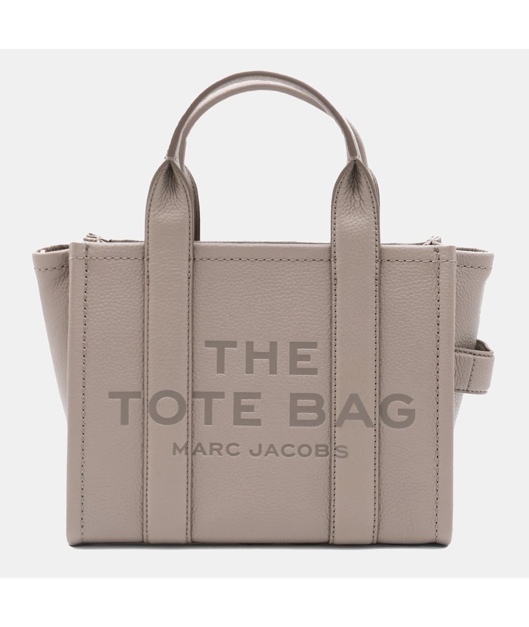 MARC JACOBS Серая кожаная сумка тоут, фото 3