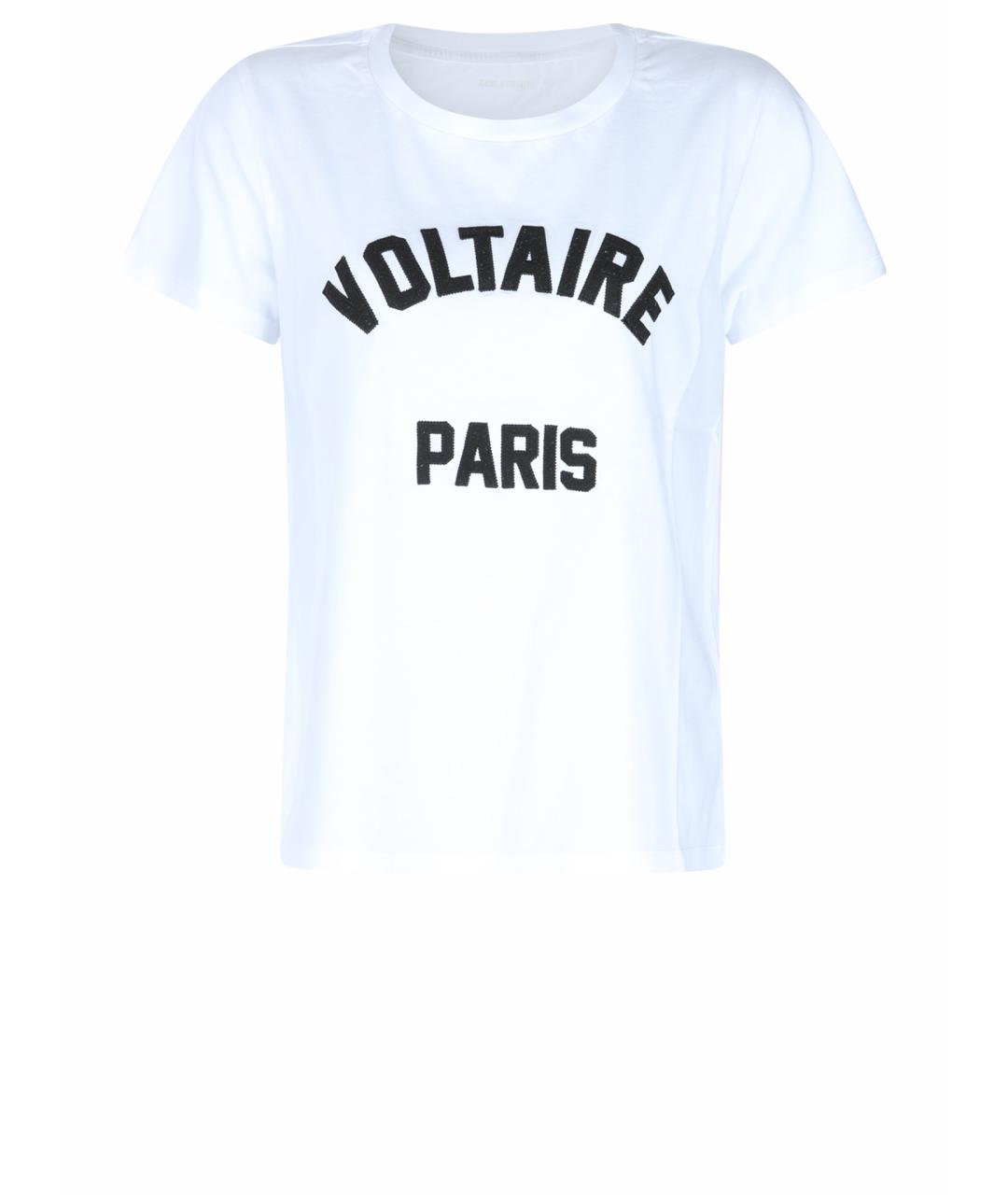 ZADIG & VOLTAIRE Белая хлопковая футболка, фото 1