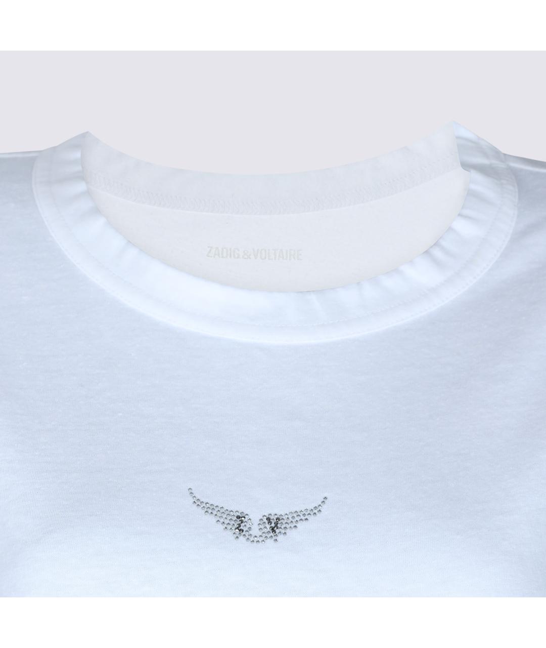 ZADIG & VOLTAIRE Белая хлопковая футболка, фото 3