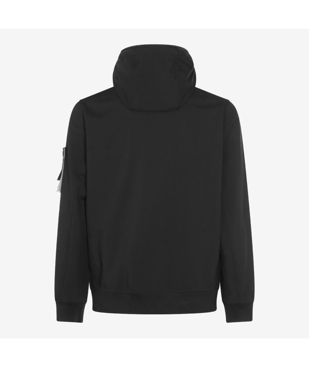 STONE ISLAND Черная полиамидовая куртка, фото 2