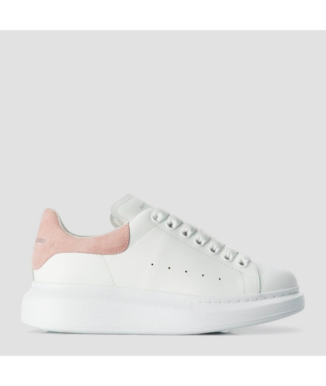 ALEXANDER MCQUEEN Белые кожаные кеды, фото 5