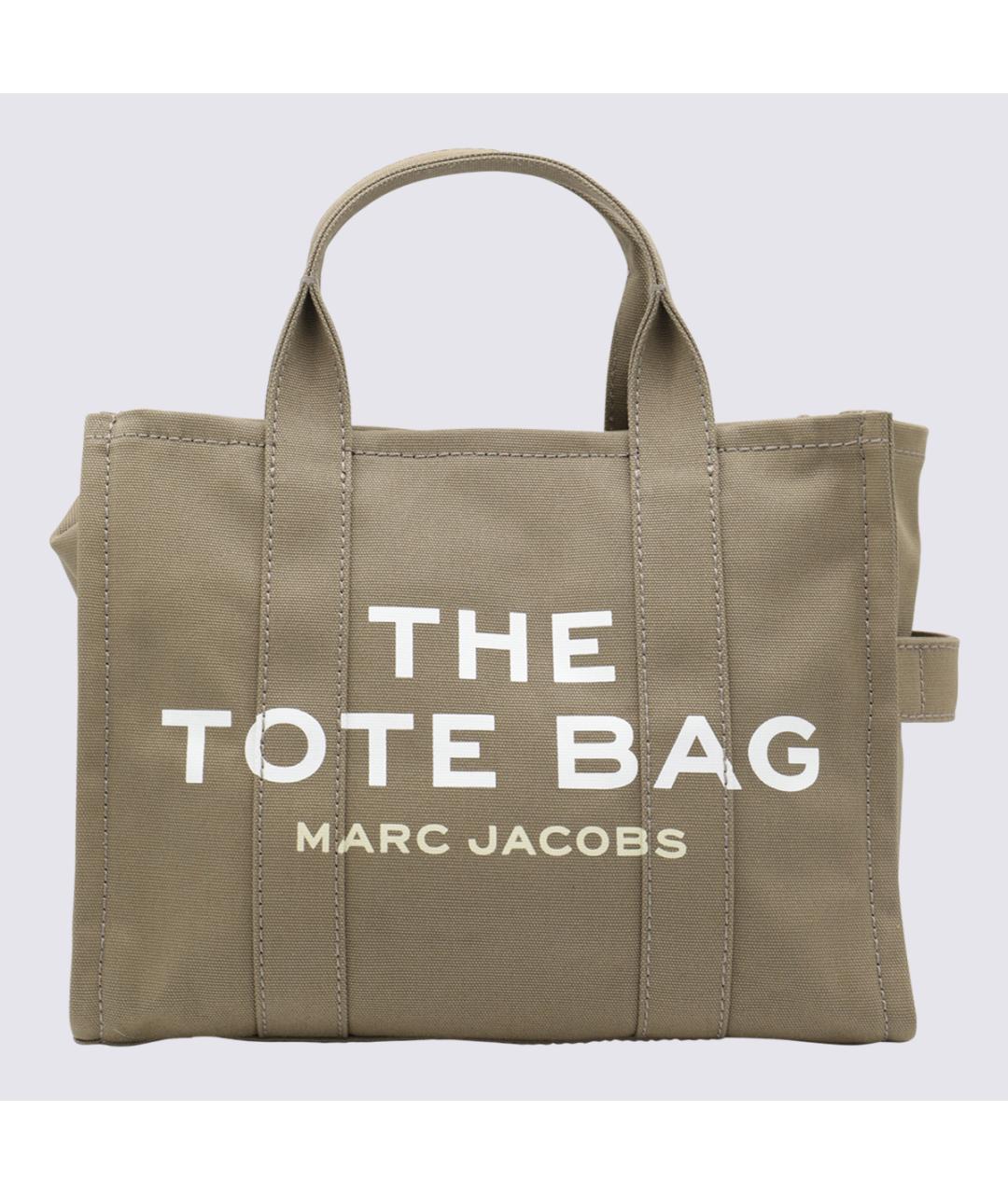 MARC JACOBS Хаки тканевая сумка тоут, фото 5