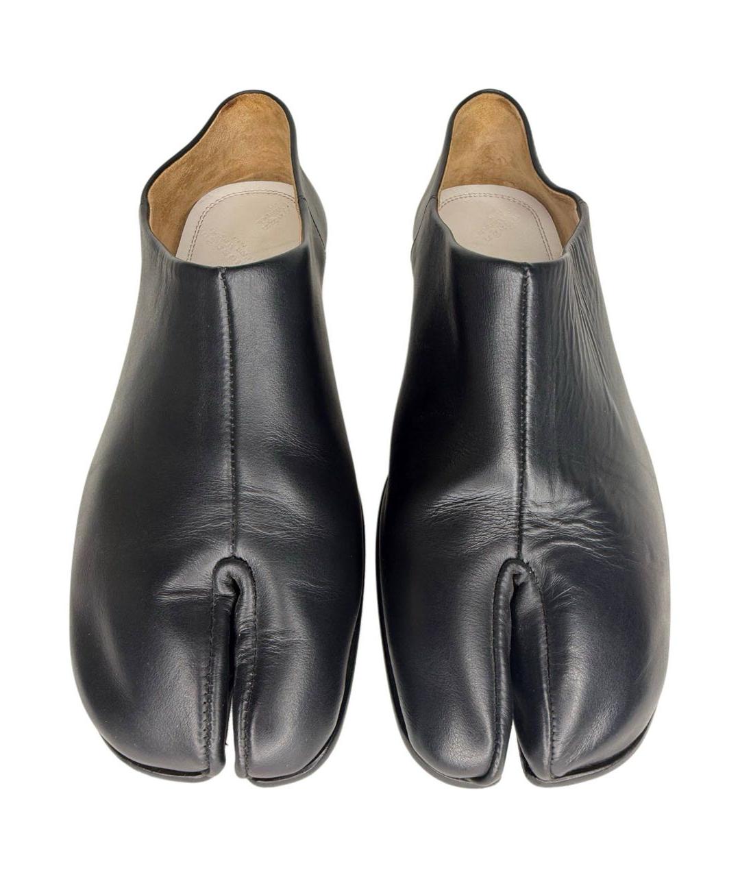 MAISON MARGIELA Черные кожаные лоферы, фото 2