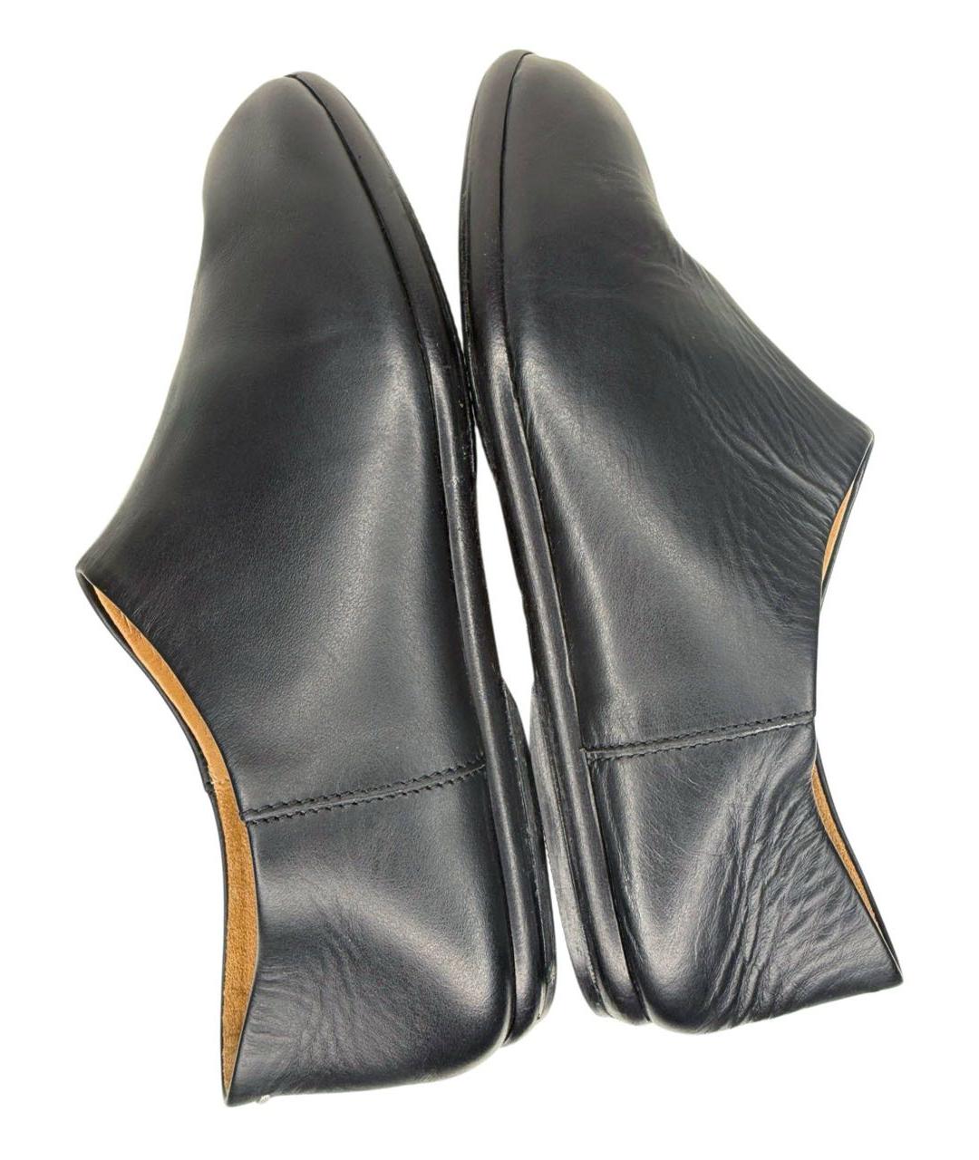 MAISON MARGIELA Черные кожаные лоферы, фото 6