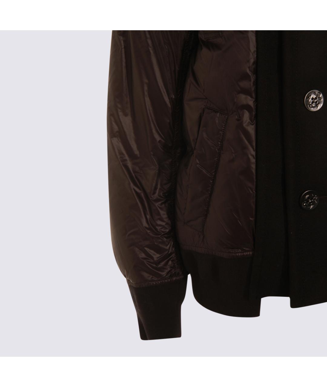 SACAI Черная шерстяная куртка, фото 3