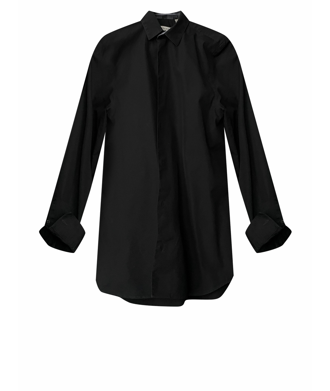 BURBERRY LONDON Черная хлопковая кэжуал рубашка, фото 1
