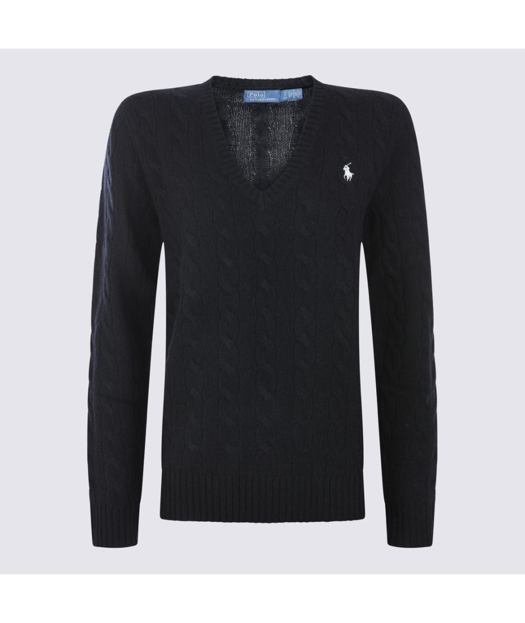 POLO RALPH LAUREN Черный шерстяной джемпер / свитер, фото 5