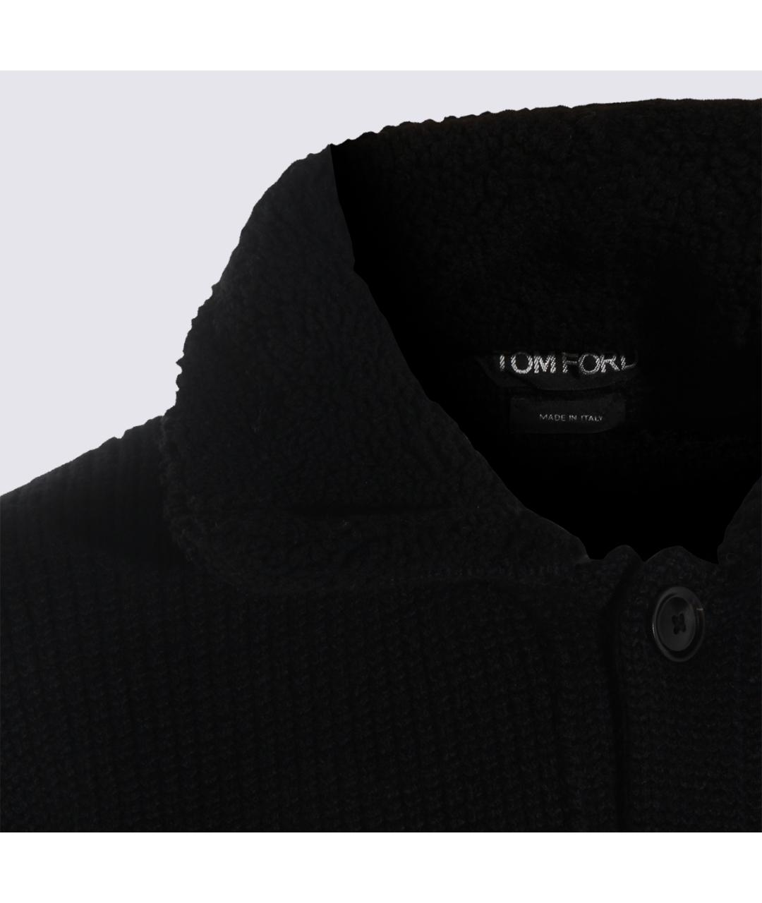TOM FORD Черная кашемировая куртка, фото 4
