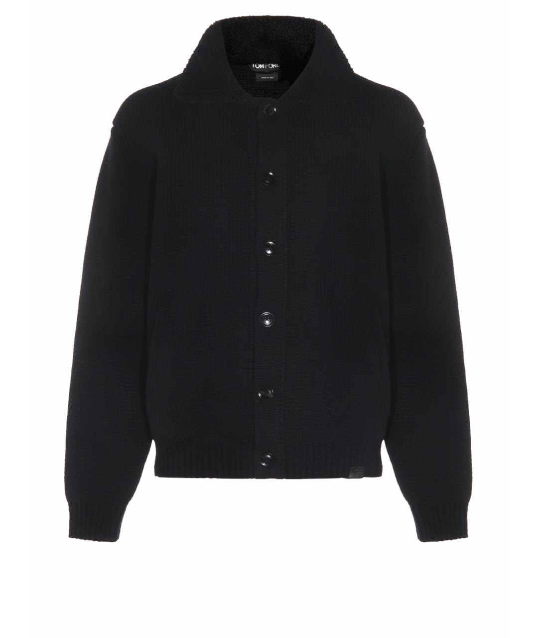 TOM FORD Черная кашемировая куртка, фото 1