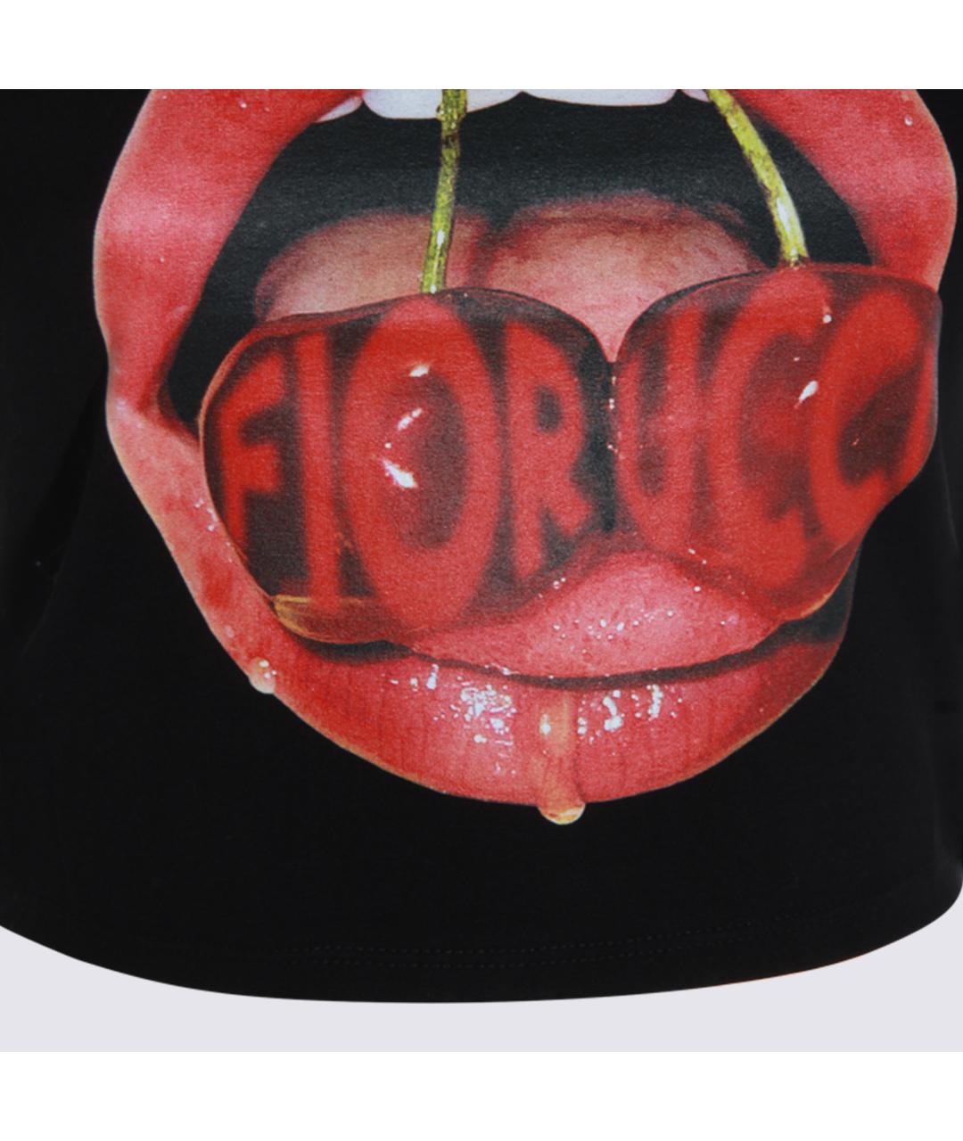 FIORUCCI Черная хлопковая футболка, фото 3