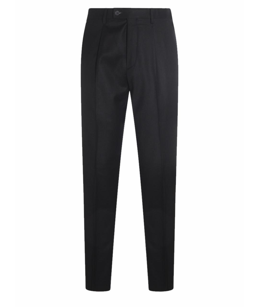 GTA IL PANTALONE Черные шерстяные классические брюки, фото 1