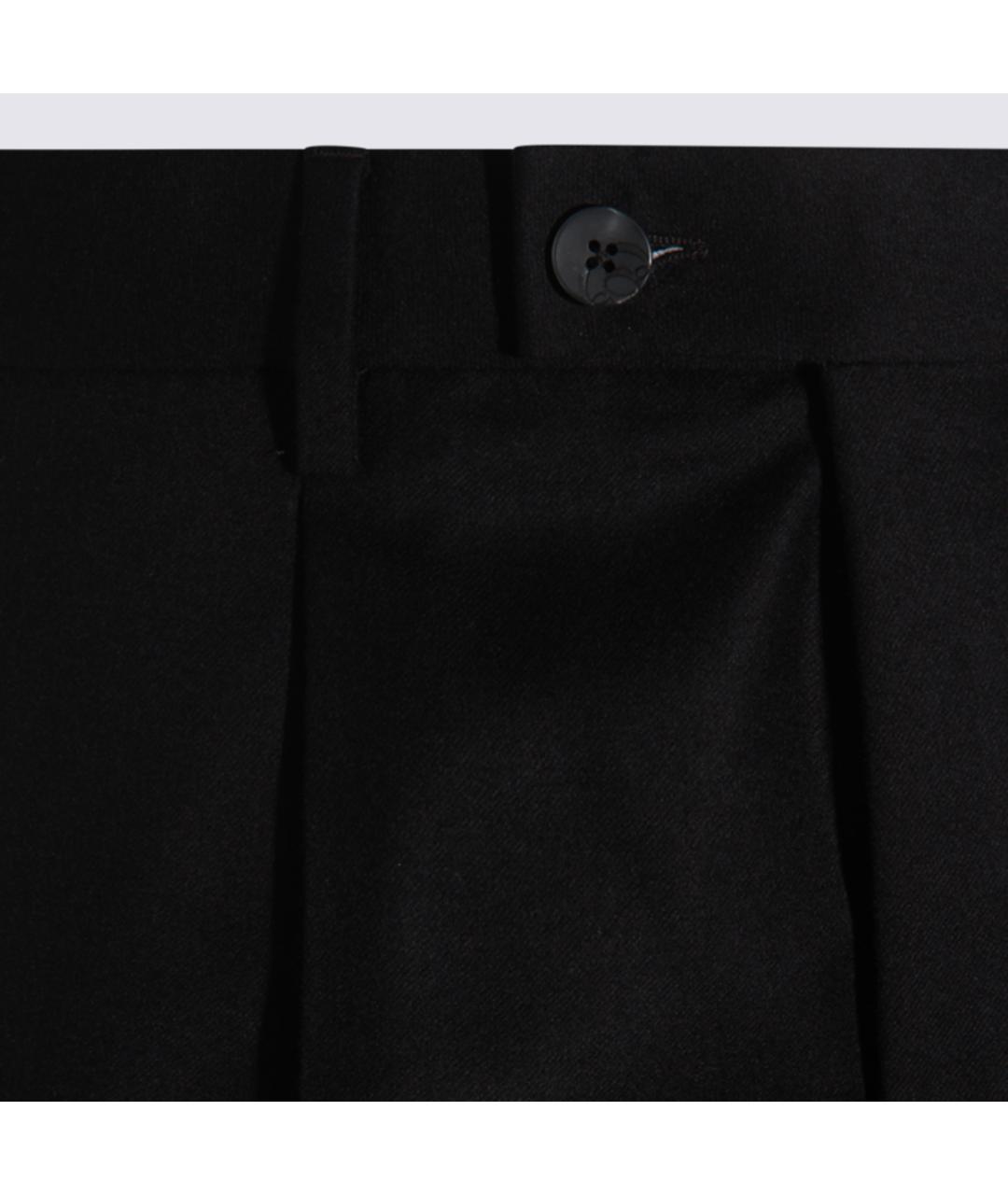 GTA IL PANTALONE Черные шерстяные классические брюки, фото 3