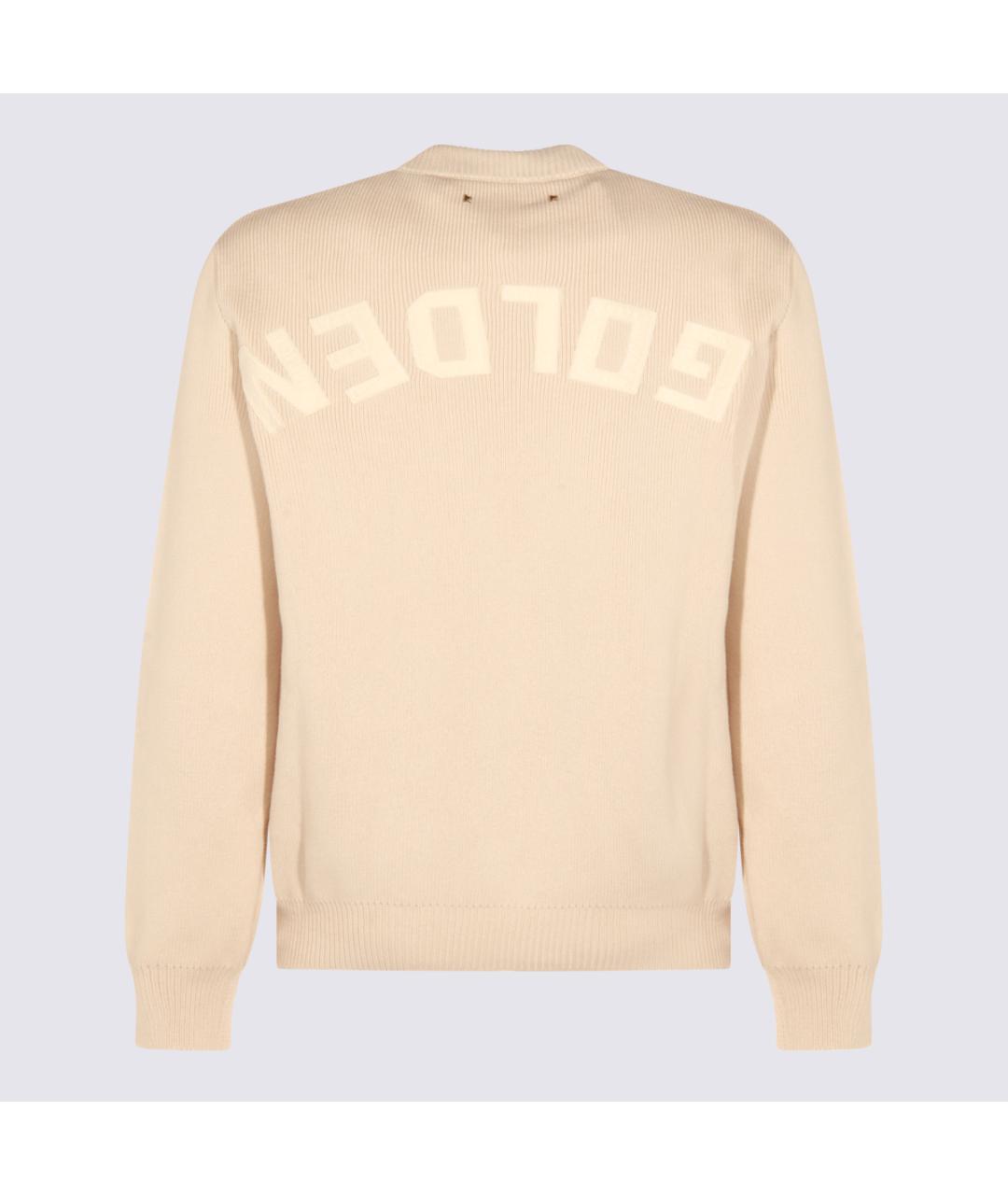 GOLDEN GOOSE DELUXE BRAND Бежевый джемпер / свитер, фото 2