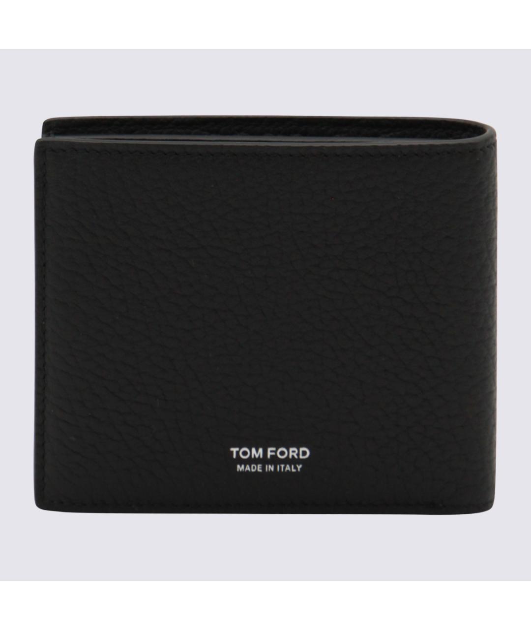 TOM FORD Черный кожаный кошелек, фото 3