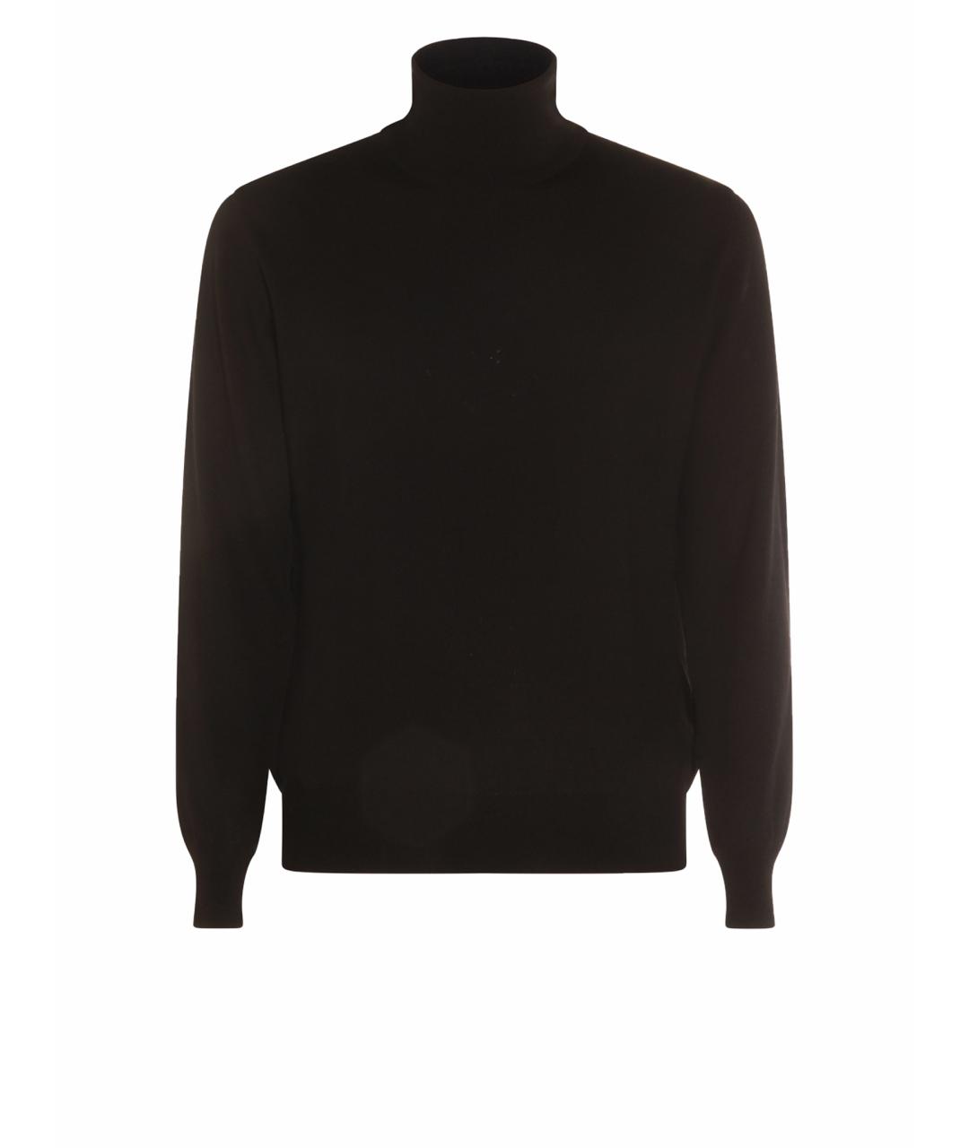 ALTEA Черный шерстяной джемпер / свитер, фото 1