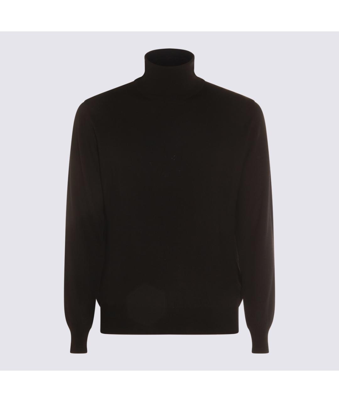 ALTEA Черный шерстяной джемпер / свитер, фото 5