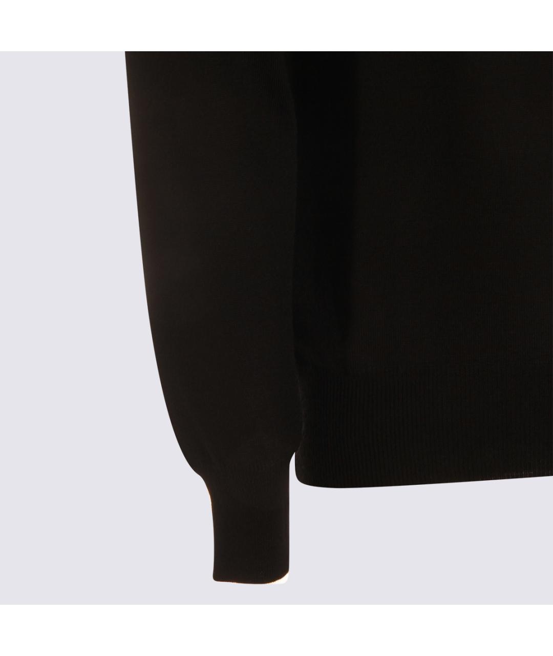ALTEA Черный шерстяной джемпер / свитер, фото 3