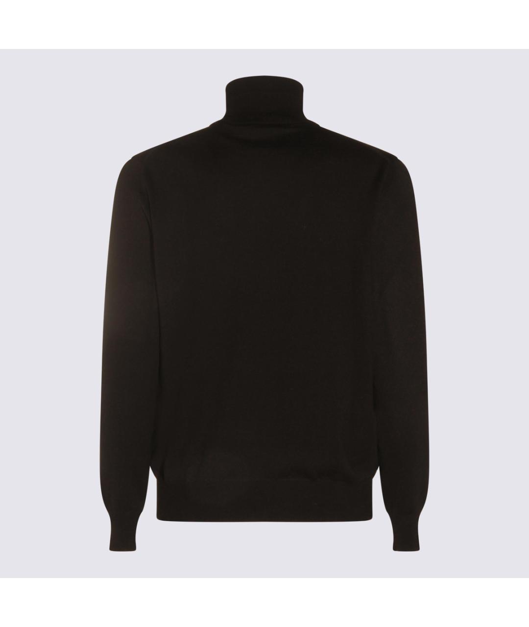 ALTEA Черный шерстяной джемпер / свитер, фото 2