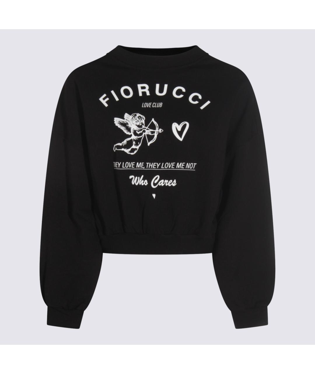 FIORUCCI Черный хлопковый джемпер / свитер, фото 4