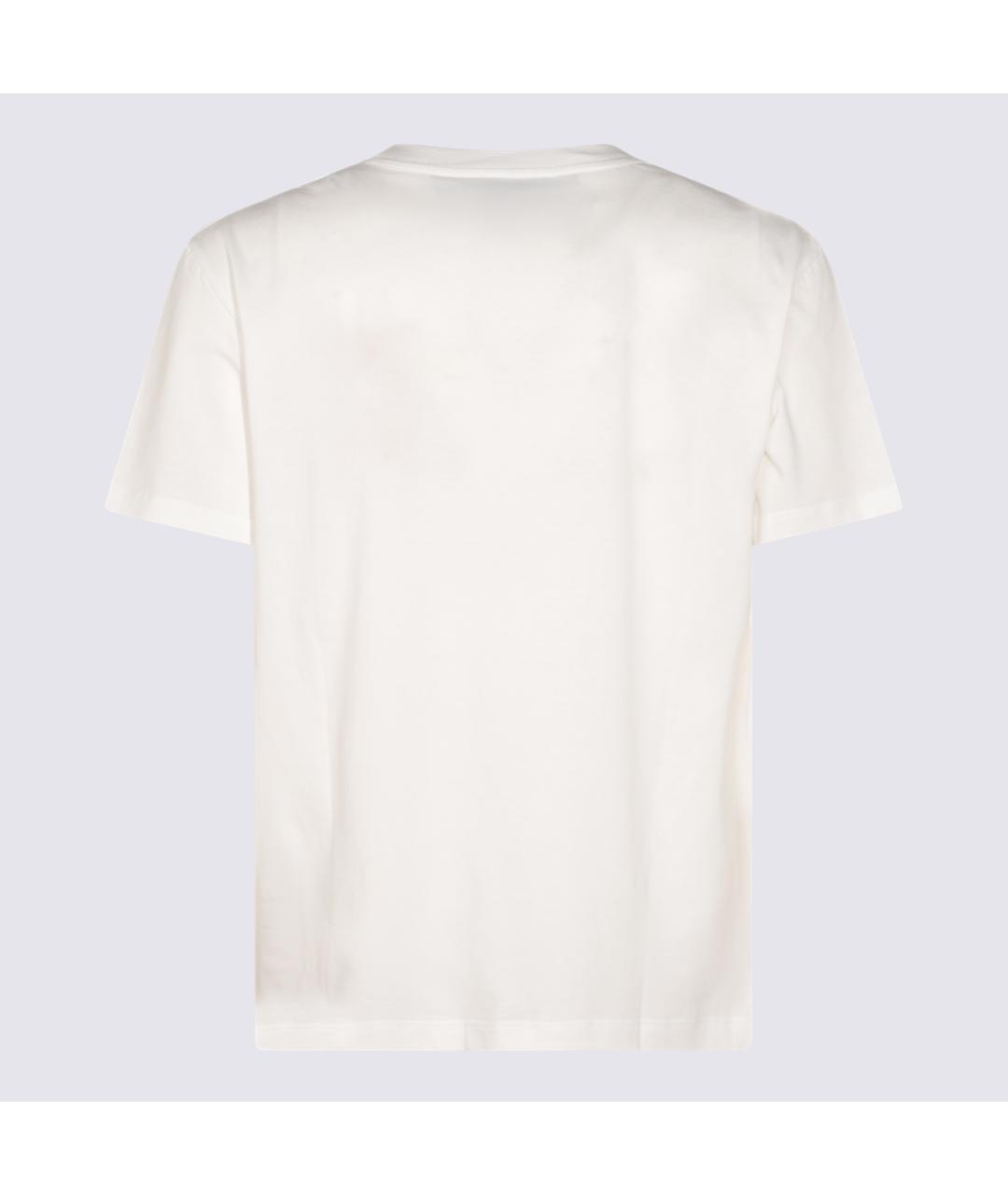 VALENTINO Белая хлопковая футболка, фото 2