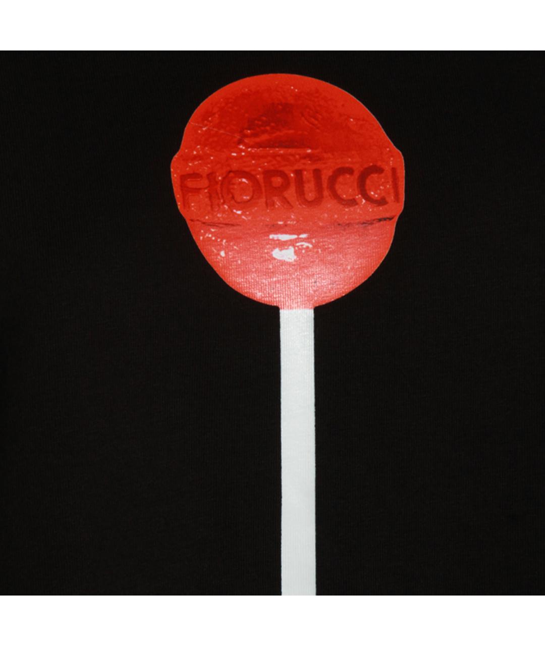 FIORUCCI Черная хлопковая футболка, фото 3