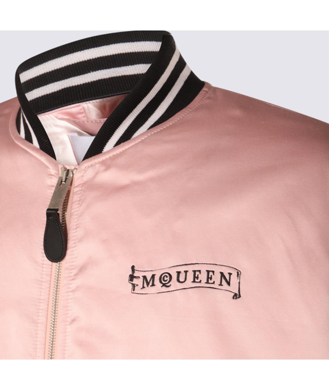 ALEXANDER MCQUEEN Розовая хлопковая куртка, фото 3