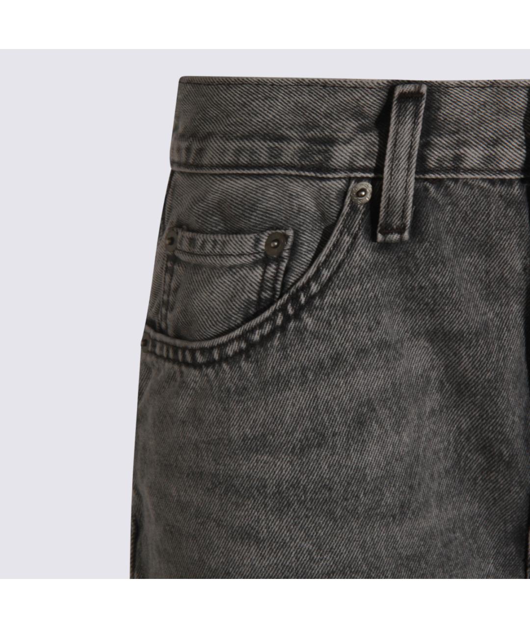 LEVI'S Серые хлопковые прямые джинсы, фото 3