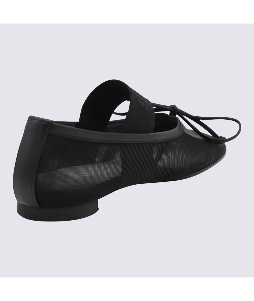 MM6 MAISON MARGIELA Черные синтетические балетки, фото 3