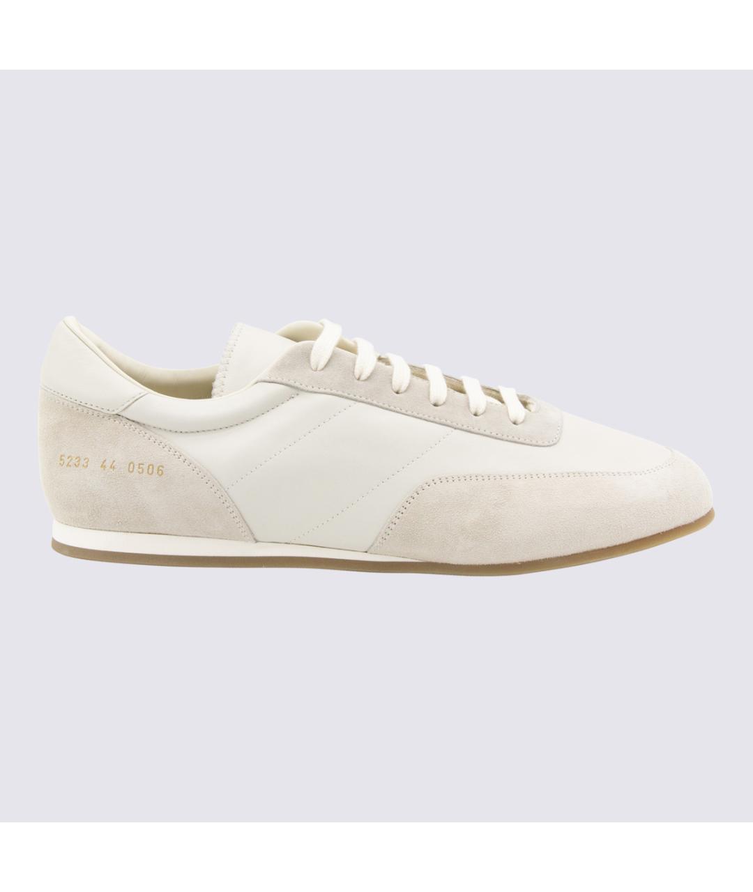 COMMON PROJECTS Белые кожаные низкие кроссовки / кеды, фото 5