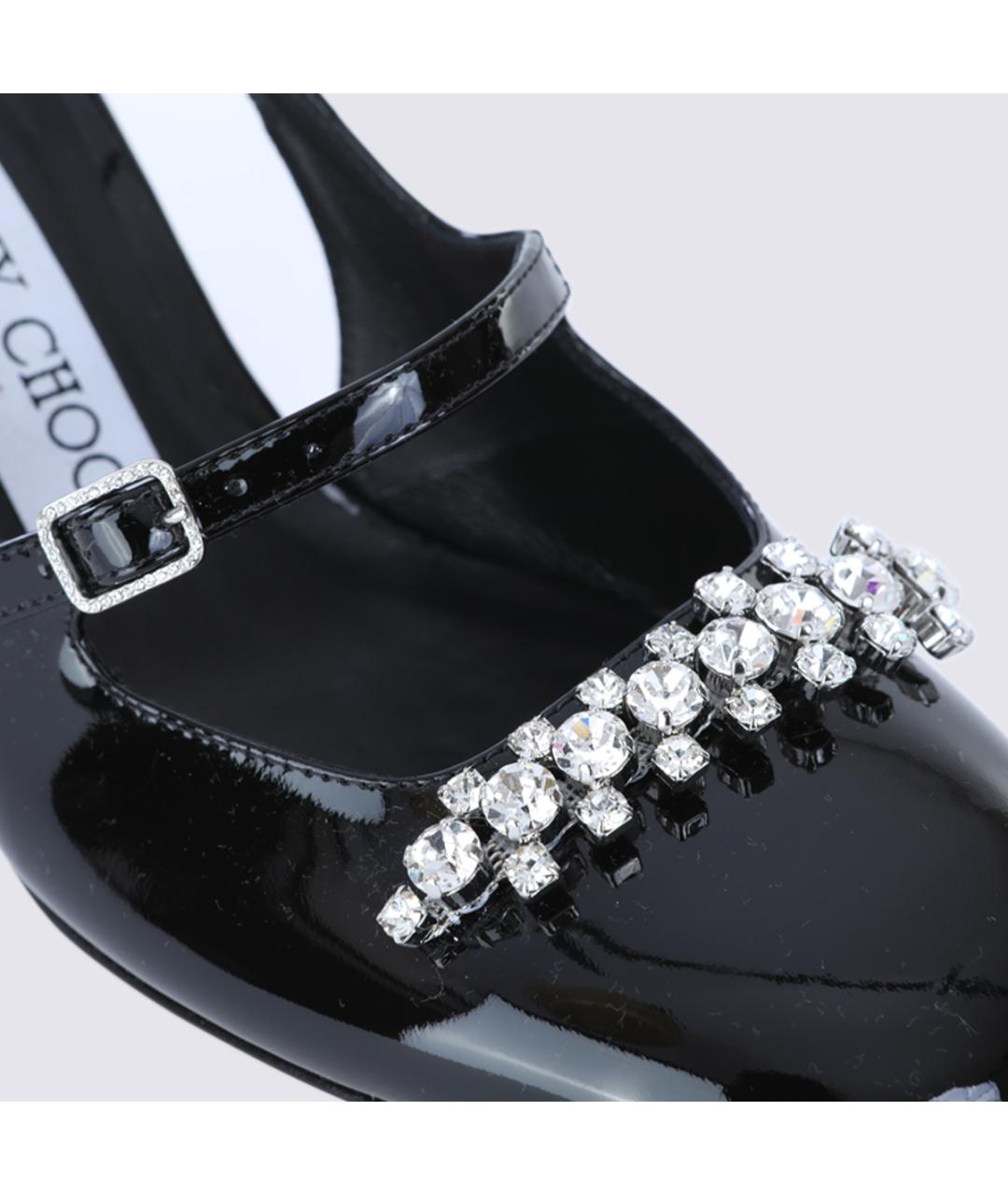 JIMMY CHOO Черные туфли из лакированной кожи, фото 4