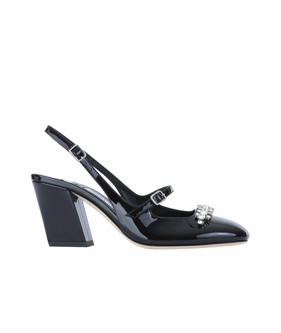 JIMMY CHOO Черные туфли из лакированной кожи, фото 1