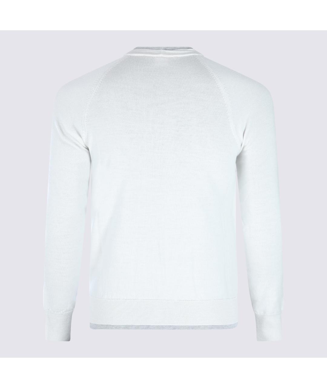 ELEVENTY Белый шерстяной джемпер / свитер, фото 2