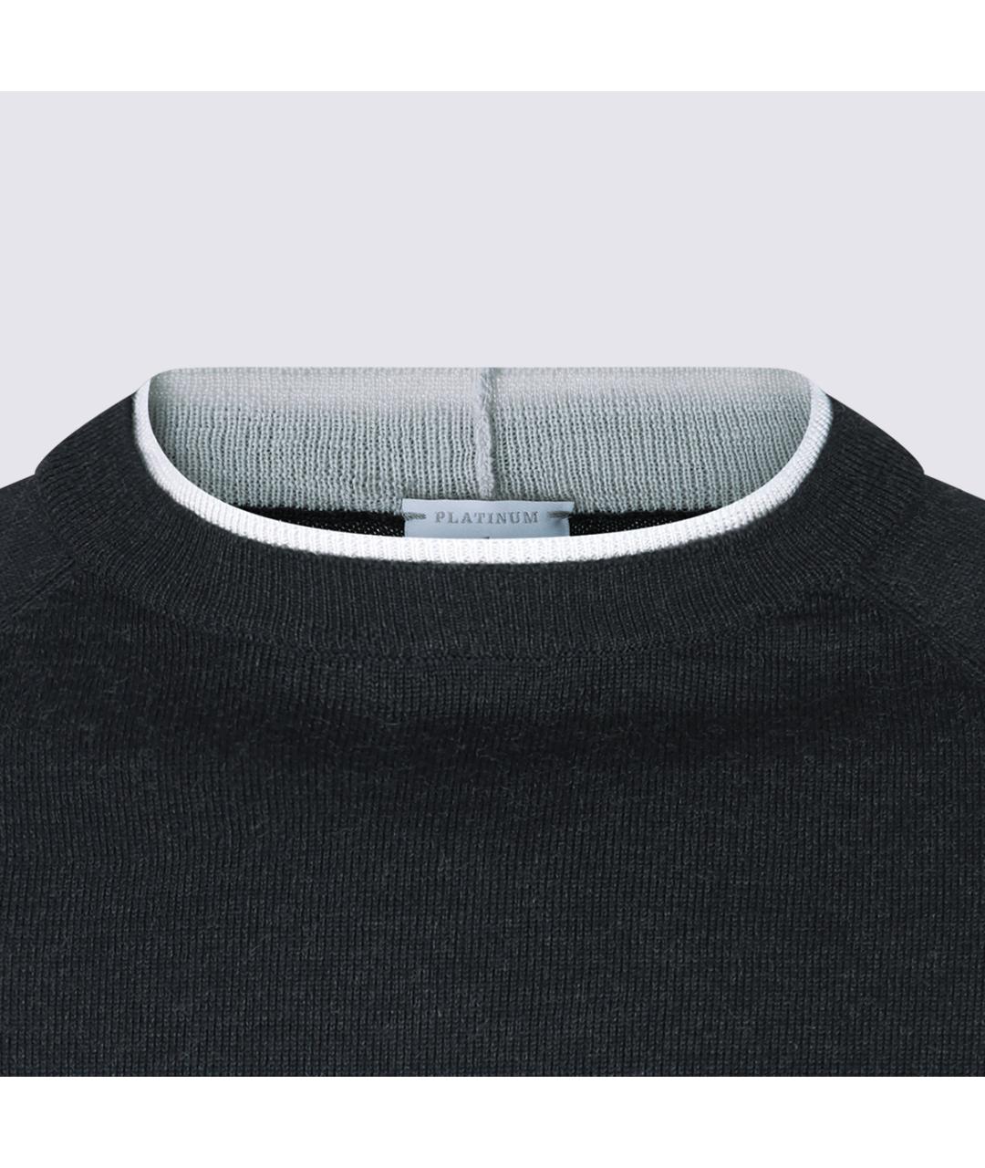 ELEVENTY Серый шерстяной джемпер / свитер, фото 3