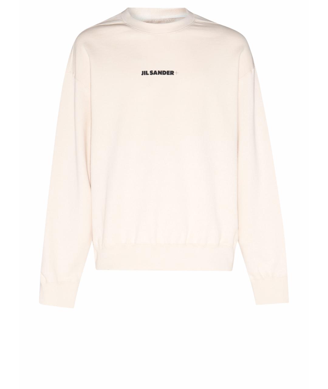 JIL SANDER Белый хлопковый джемпер / свитер, фото 1