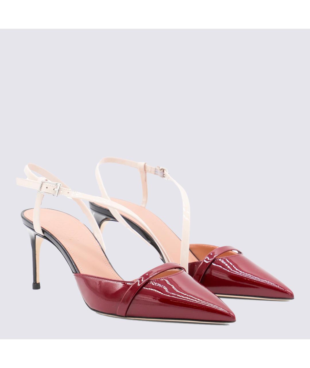 MALONE SOULIERS Бордовые туфли из лакированной кожи, фото 3