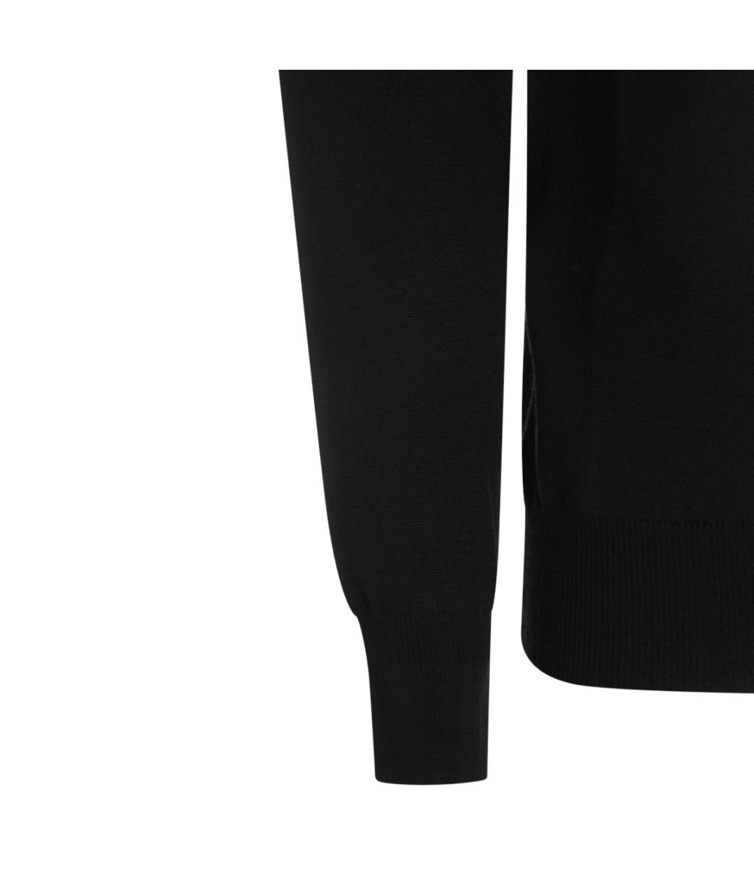 ALTEA Черный шерстяной джемпер / свитер, фото 3