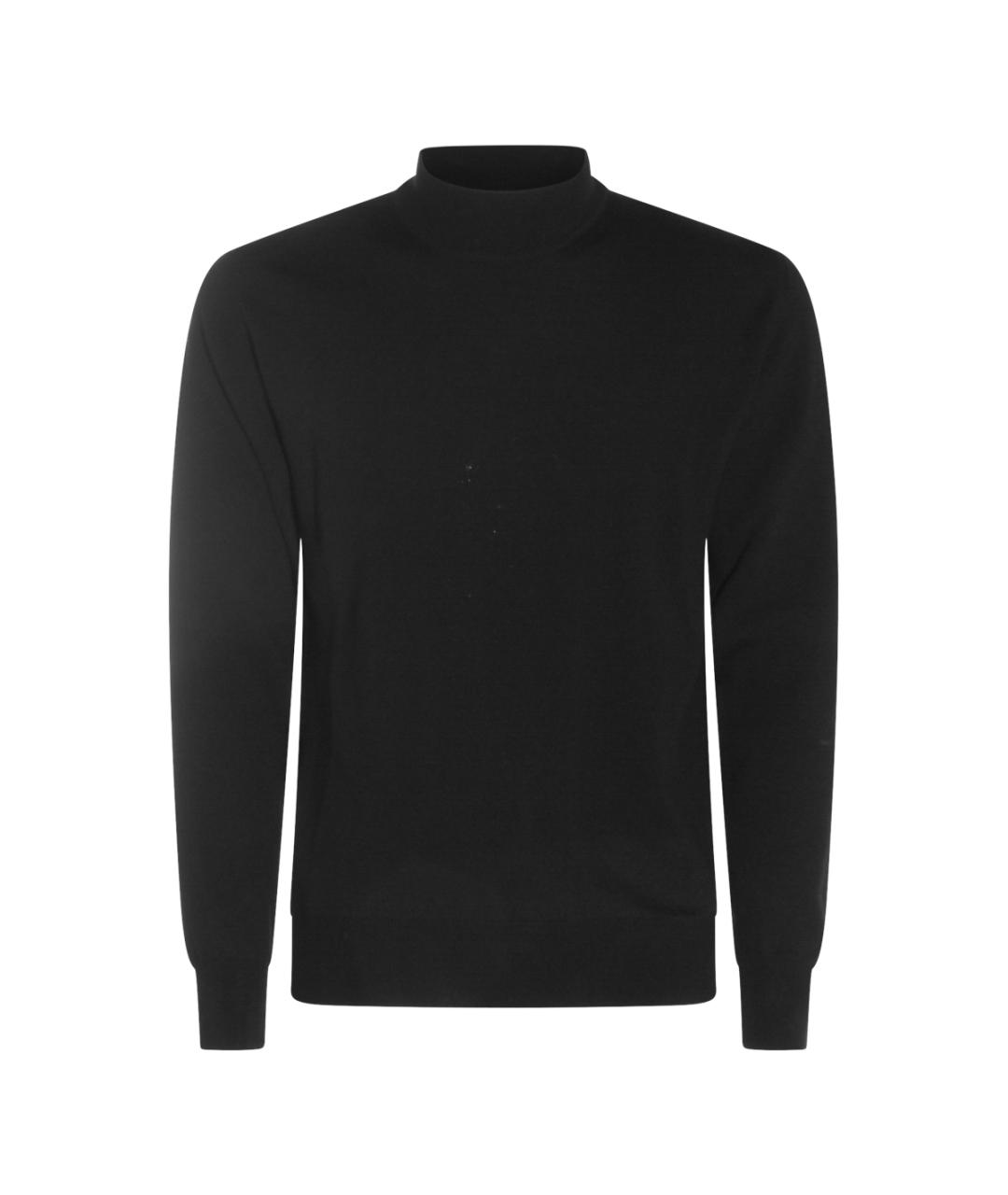 ALTEA Черный шерстяной джемпер / свитер, фото 1